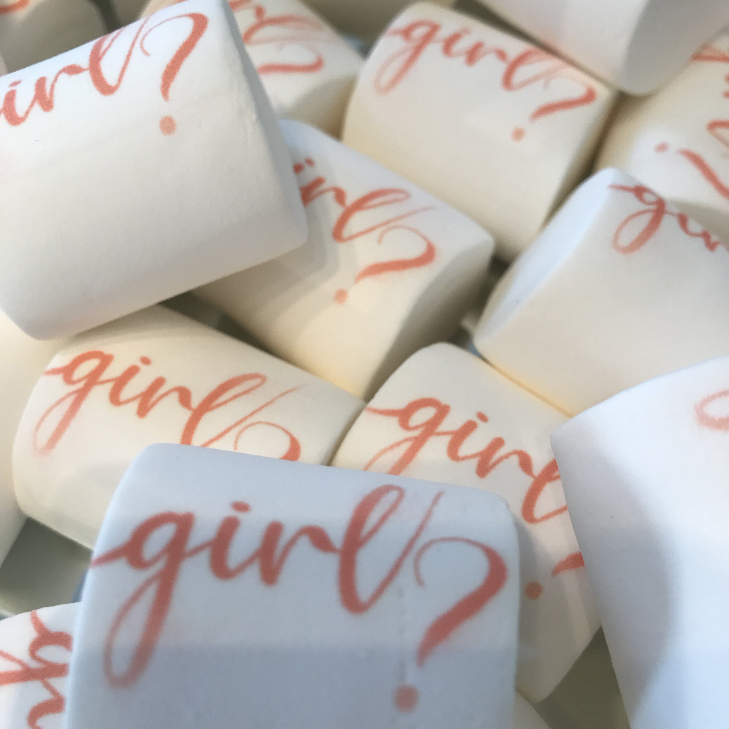 Marshmallow marshmellow personalizzati gender reveal - Idee regalo eventi