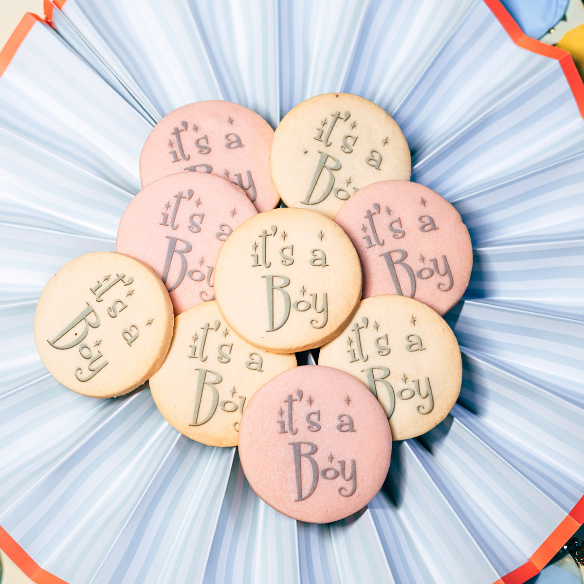 Biscotti stampati a tema baby shower - Idee regalo