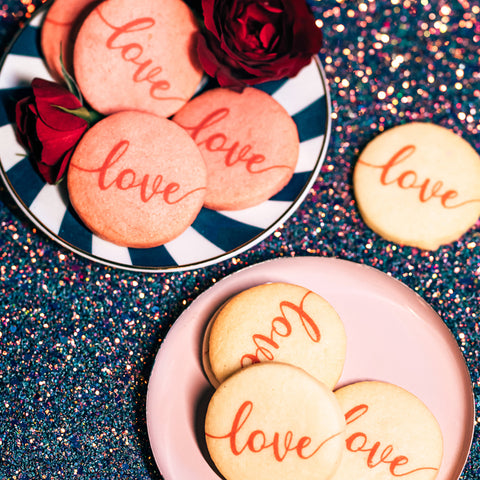 Biscotti personalizzati a tema anniversario amore san valentino - Idee regalo