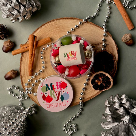 CHRISTMAS - Vasetto Marshmallow e bon bon