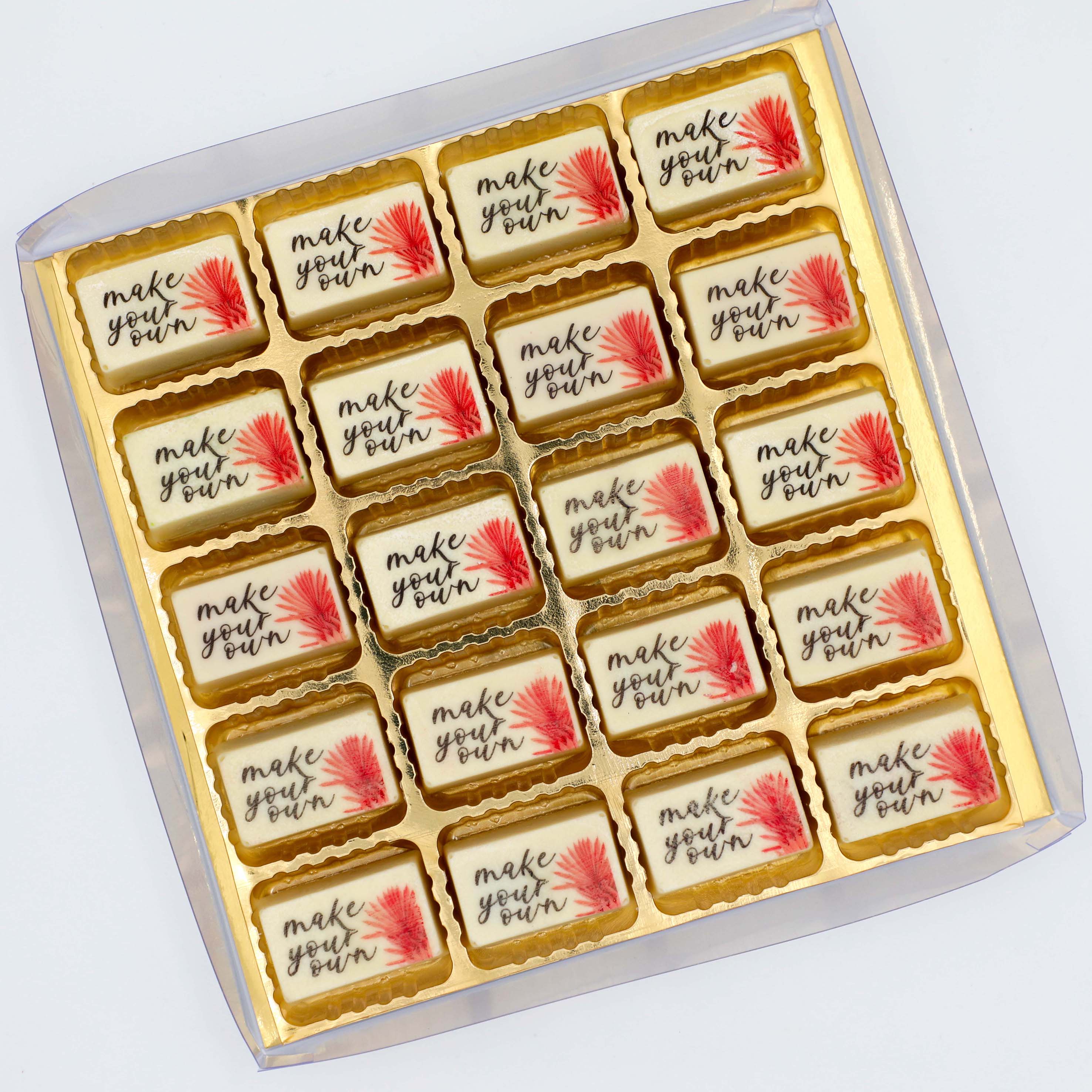 Scatola di cioccolatini personalizzati scritta frase foto logo immagine - Idee regalo eventi