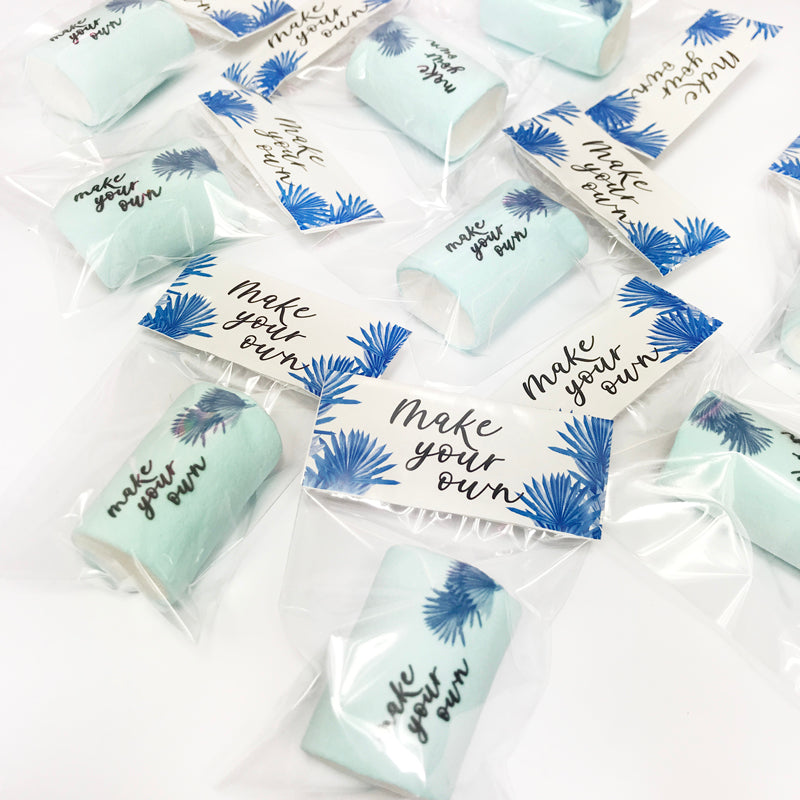 Marshmallow marshmellow personalizzati stampati scritta frase foto logo immagine - Idee regalo eventi