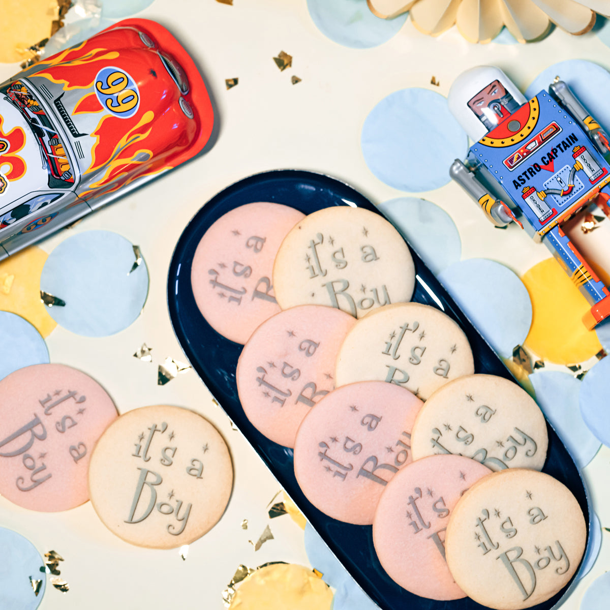 Biscotti personalizzati a tema baby shower - Idee regalo