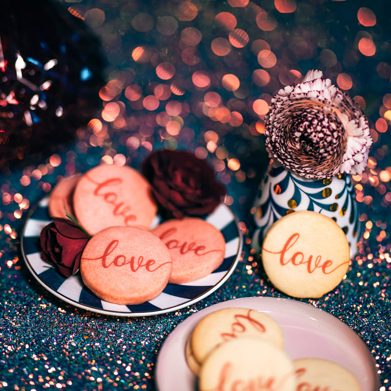 Biscotti personalizzati a tema anniversario amore san valentino - Idee regalo