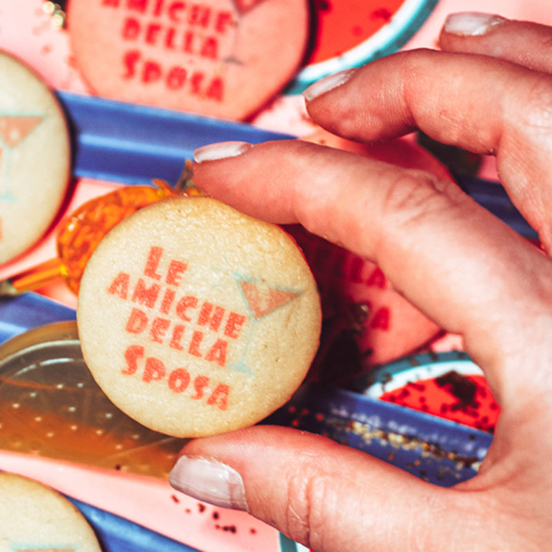 Biscotti personalizzati a tema addio al nubilato - Idee regalo