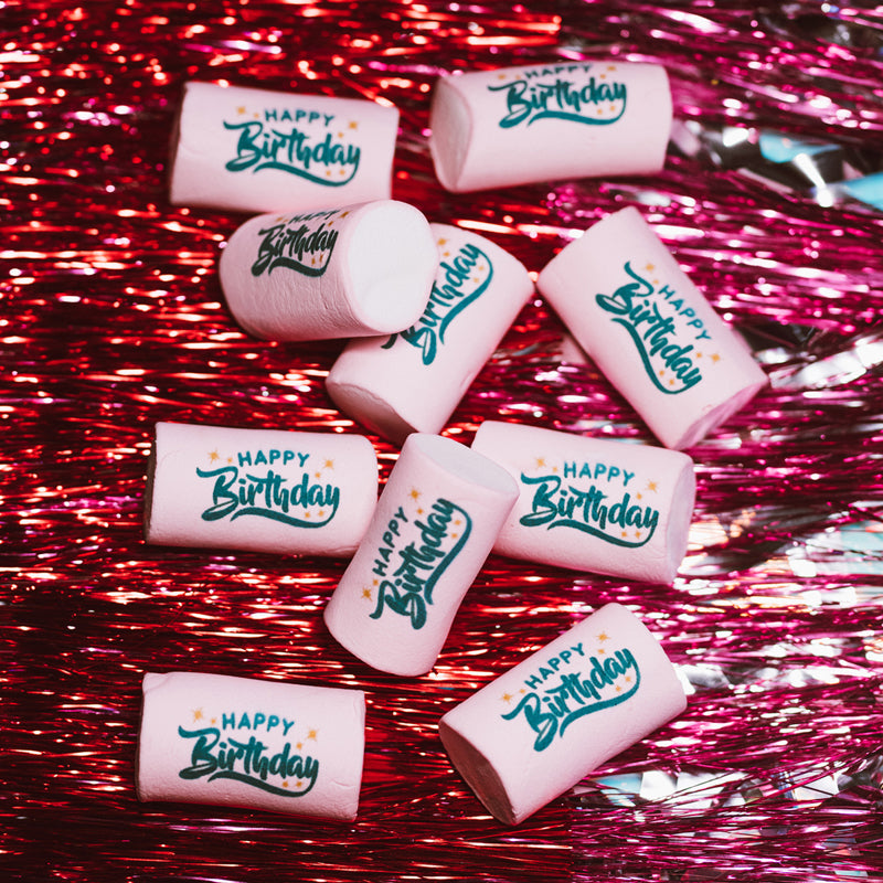 Marshmallow marshmellow stampati a tema festa party auguri compleanno - Idee regalo eventi