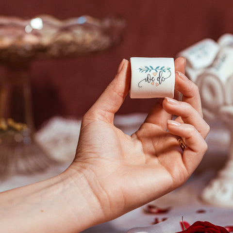 Marshmallow marshmellow personalizzati a tema matrimonio sposi wedding - Idee regalo eventi
